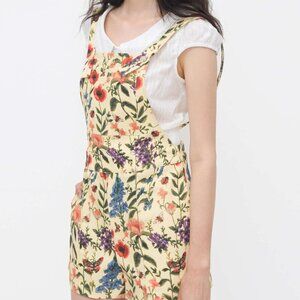 Cider 100% Cotton Square Neck Floral Romper BRAND NEW WITH TAGS